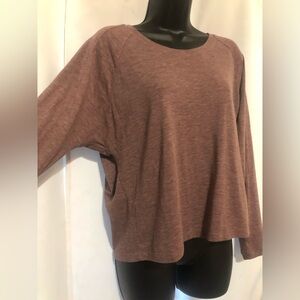 🐻lululemon athletica Women's Long Sleeve Open-Back Top in Mocha brown